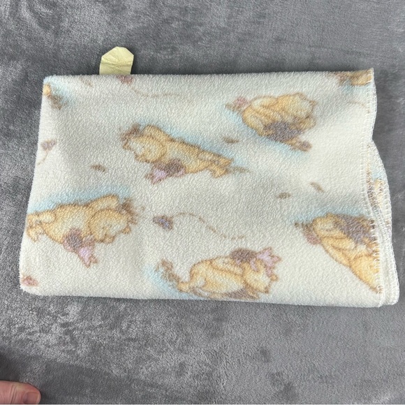 Disney Classic Pooh Fleece Baby Blanket 2006 Winnie The Pooh & Piglet Polyester‎ - Picture 12 of 12